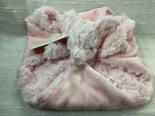 NEW Oobles Pink Elephant Security Blanket Lovey Rattle Plush Toy Danbar Global