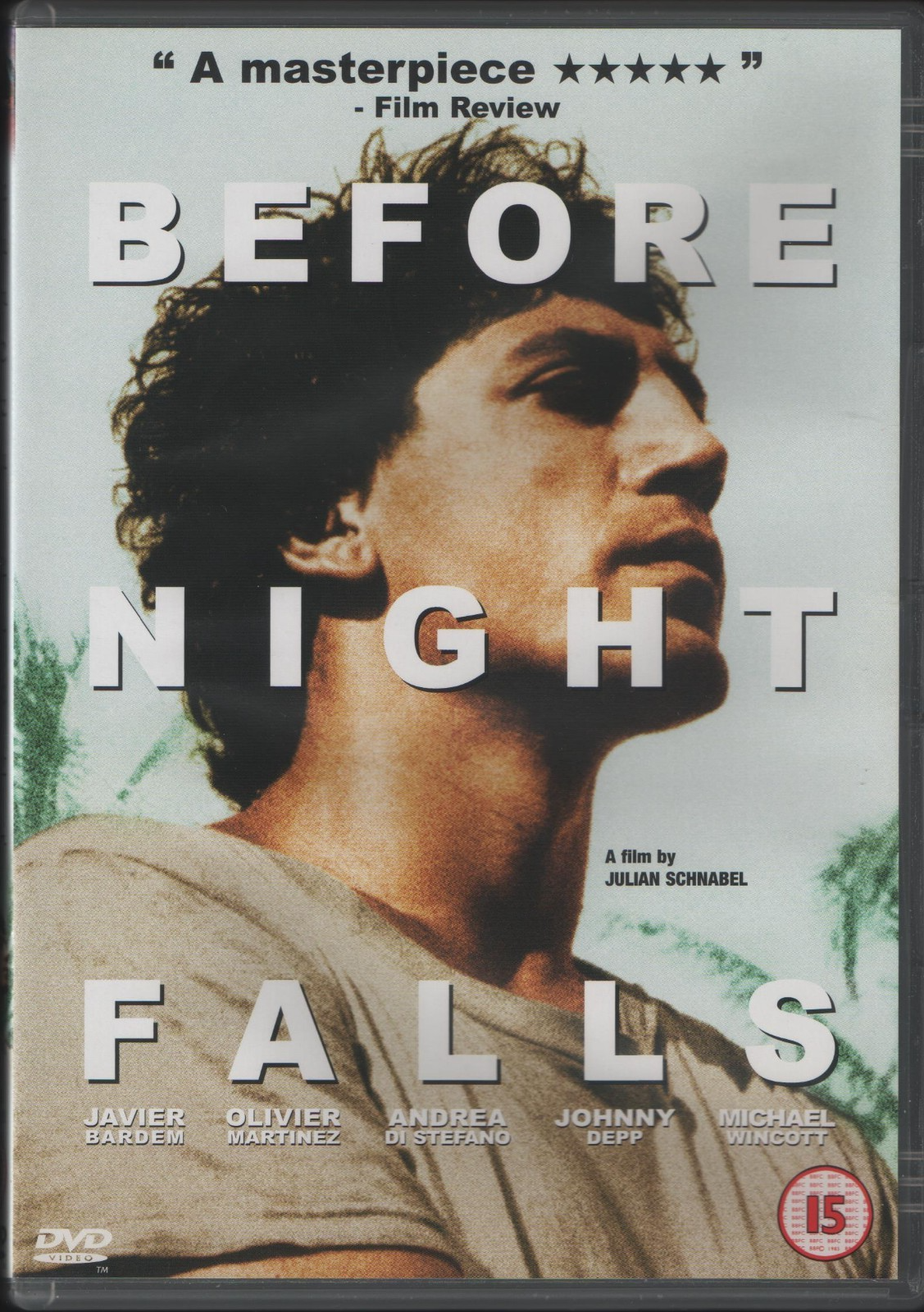 Before Night Falls (DVD 2002) Reinaldo Arenas biographical drama Javier Bardem