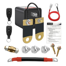 3/8" Side Post Remote Battery Disconnect Switch 12V Battery Kill Switch for Car