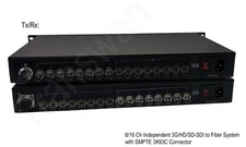 8/16 Ch 3G-SDI Fiber Extender Transmit 1080P SDI Over 1 SM Fiber to 10 Km