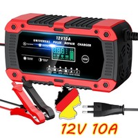 12V 10A Intelligentes BatterieladegeräT Agm Auto Motorrad Batterie LadegeräT Kfz