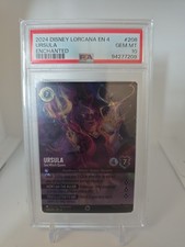 Disney Lorcana Ursula Sea Switch Queen  #208 PSA 10 enchanted 