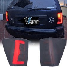 For 2005-2010 Jeep Grand Cherokee Smoked Full Led Tail Lights Brake Light 1 Pair
