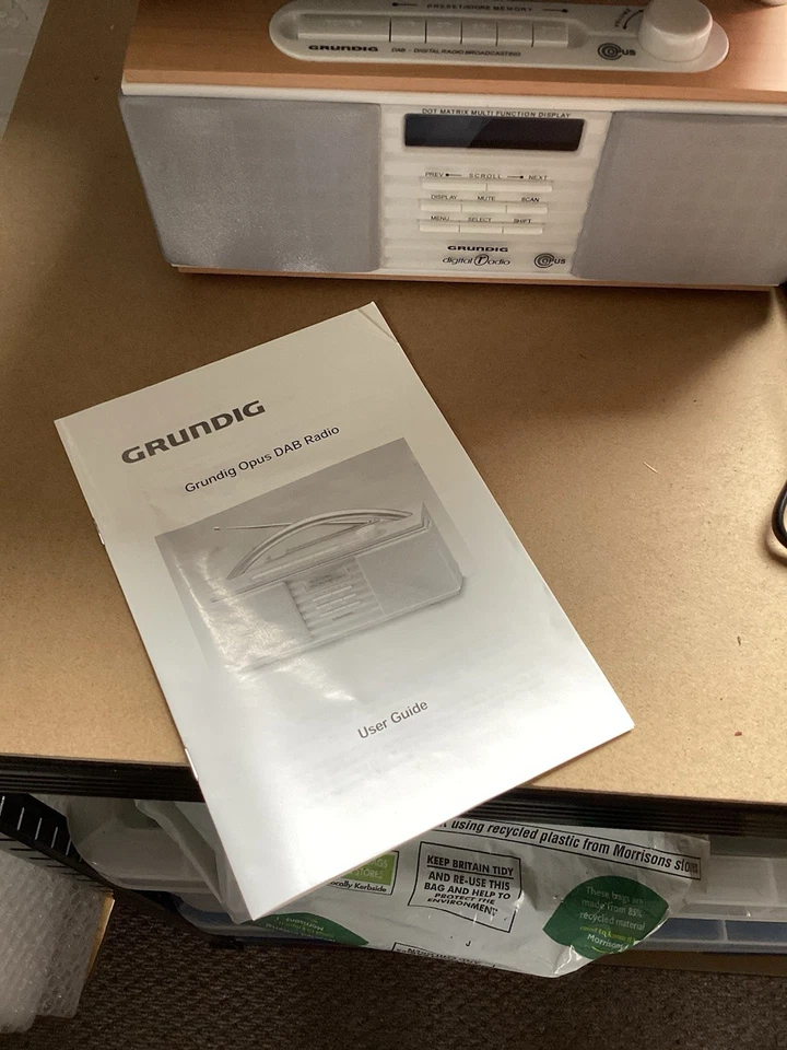 Grundig OPUS DAB стерео радио с телескопической антенной антенны антенны никогда не использовался в коробке - Изображение 4 из 4