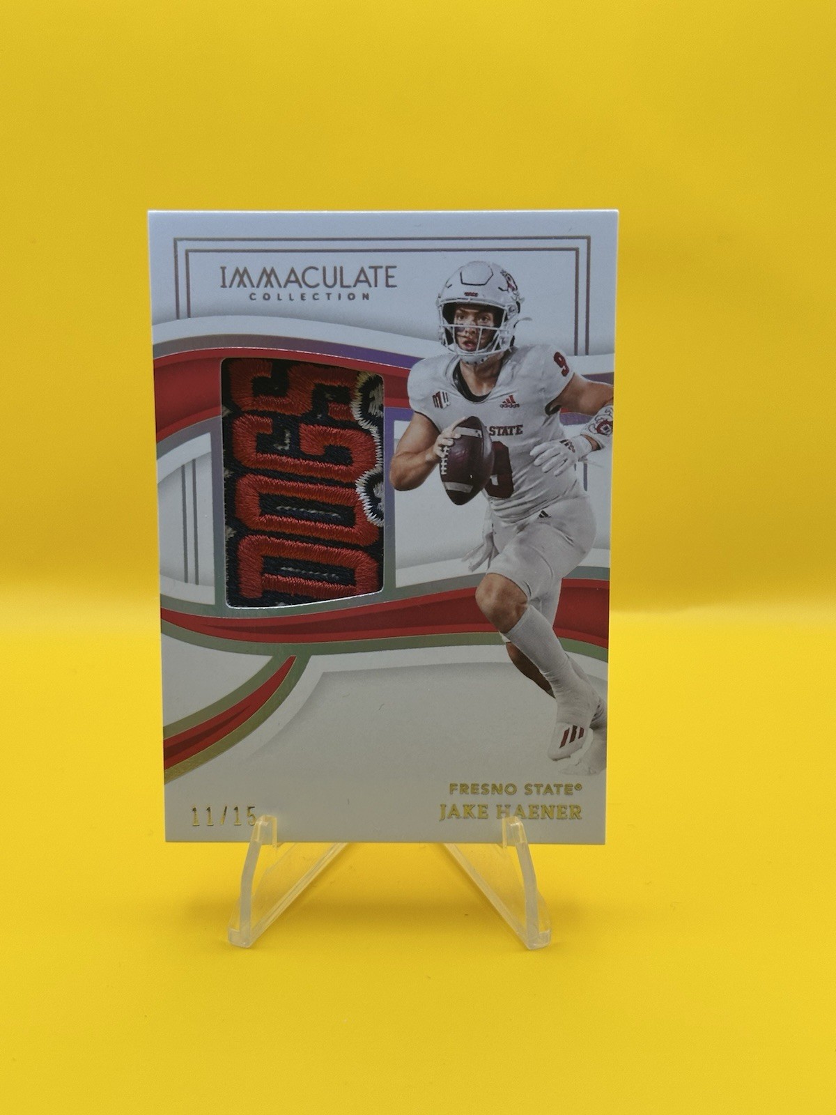 Jake Haener Panini Immaculate Collection Collegiate Rps Rookie Player Caps #RPCJAH Signature