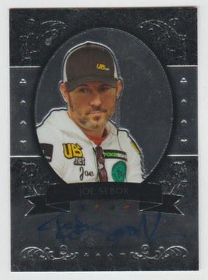 JOE SEBOK Signed 2011 Leaf Metal Poker Autograph #MB-JS1 SP ON CARD AUTO
