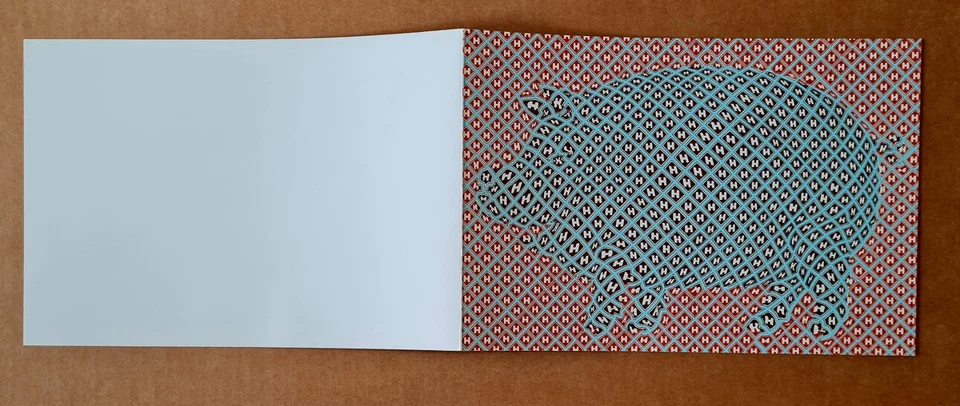 THOMAS BAYRLE Orig. Serigrafie handsigniert Nr 99/250 Schwein Herta 1972 Pop Art - Bild 3 von 4