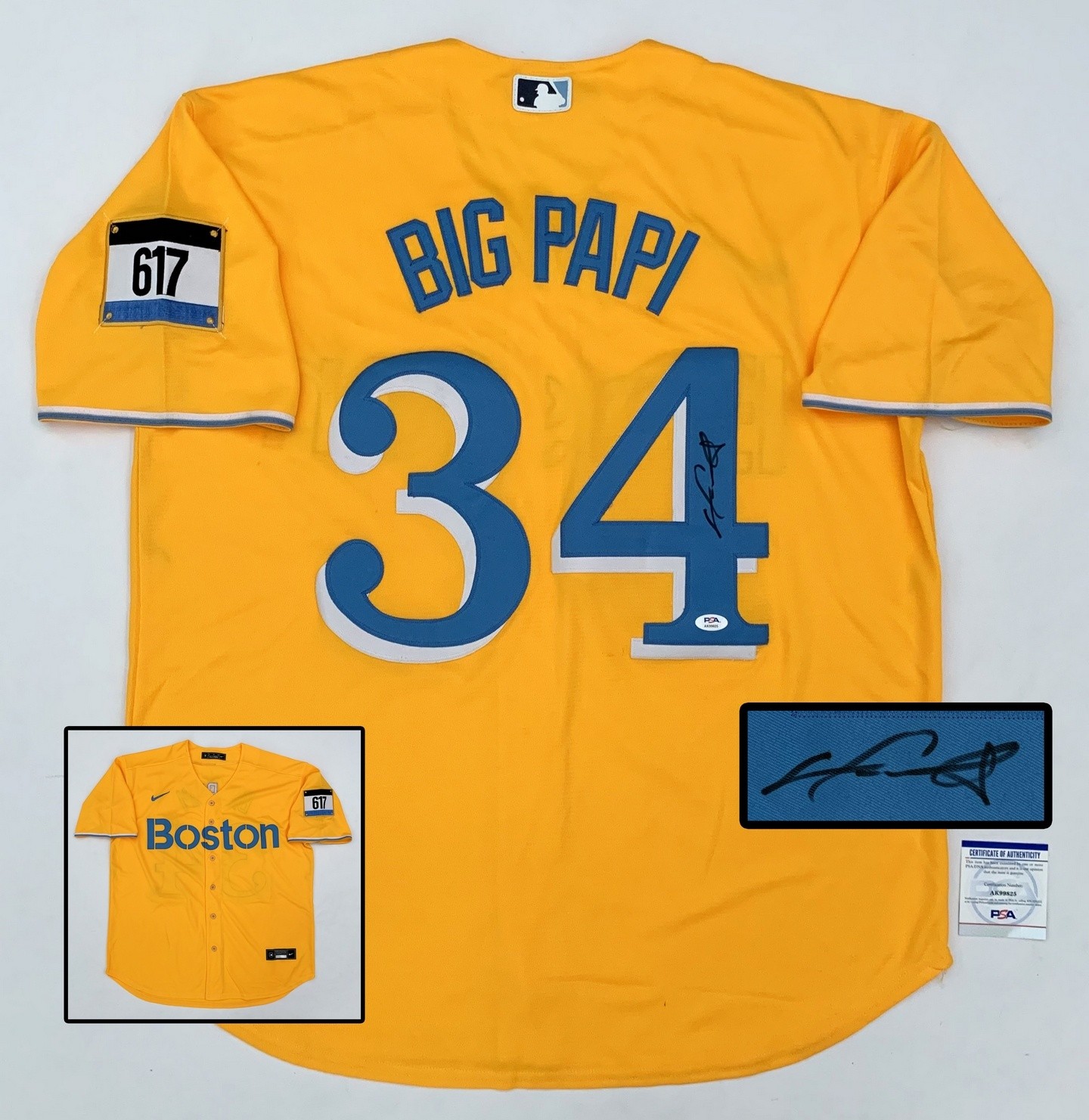 A Boston Red Sox David Ortiz Signed Jersey PSA/DNA 1 COA