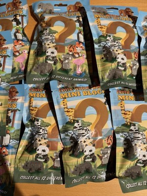 Mini Blocks - Exotic Wildlife Series Mini Building Blocks Mystery Pack
