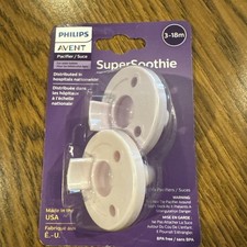 Philips Avent BPA Free Pacifiers 3-18 Months, Silicone, Lilac  Pink New