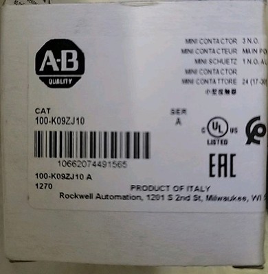 Allen-Bradley 100K09ZJ10 SER A Miniature Contactor
