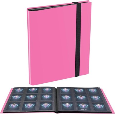 360 Card Pocket Binder with Elastic 9 Pocket Trading Cards Album Folder