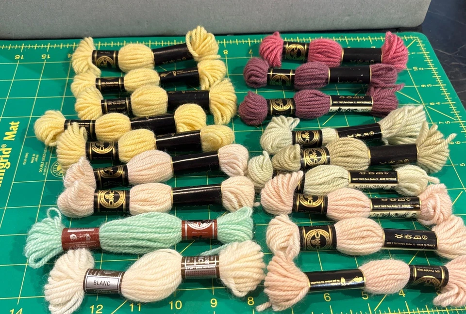 Lot Of Vintage DMC Tapestry Wool 18  - Image 2 of 4
