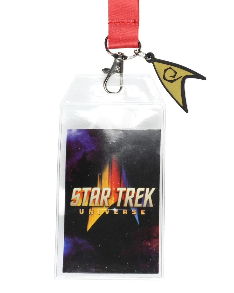 Star Trek Universe Starfleet Operations Insignia ID Badge Holder Key Lanyard - Image 2 of 4