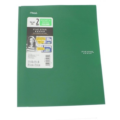 Five Star Advance Stay-Put Folder, 2 Pocket