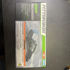 Pittsburgh Digital SAE/METRIC Micrometer w/Case (+/- 0.0001 in.) #63647 NEW