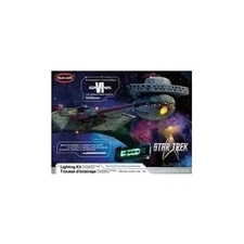 Plastic model 1 350 Klingon Imperial Kutinga class battlecruiser IKS Kronos Used