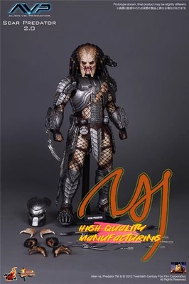 Hot Toys Alien VS Predator: Scar Predator Action Figure for