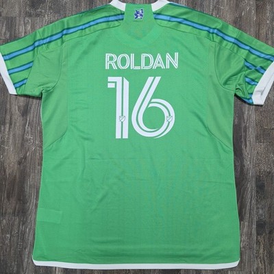 2025 Adidas Seattle Sounders Home Soccer Jersey Cristian Roldan