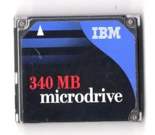 IBM 340MB Microdrive CF CF+ Compact Flash Type II DMDM-10340 Hard Drive