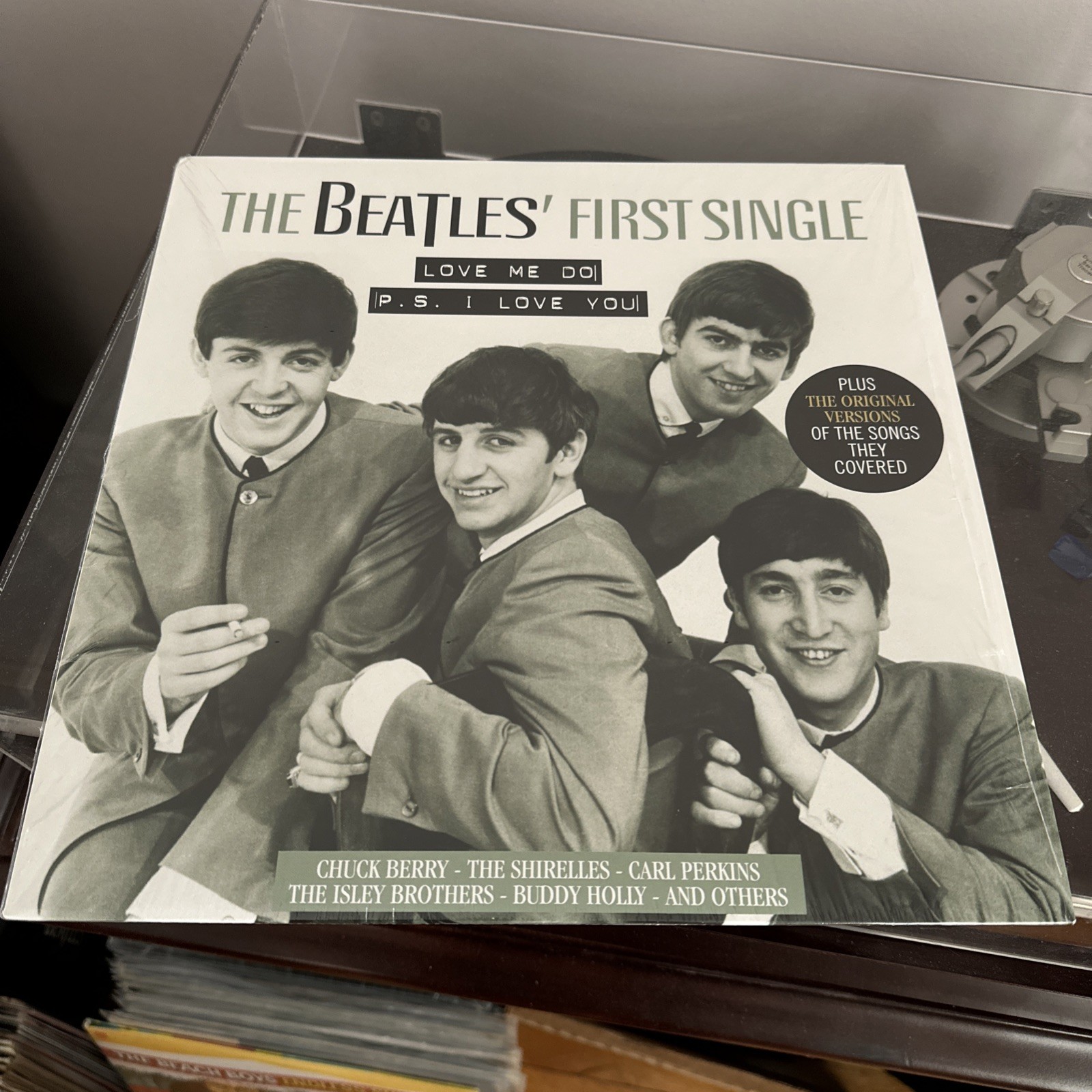 The Beatles First Single & Various Artists Shirelles Marvelettes Lp Nm In Shrink