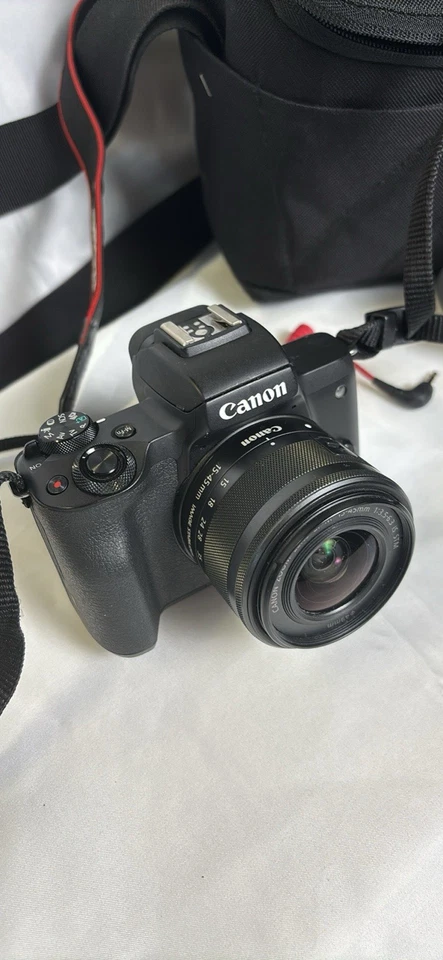 Canon EOS M50 Mirrorless Camera Bundle - Lens, Accessories, & More! - Image 2 of 4