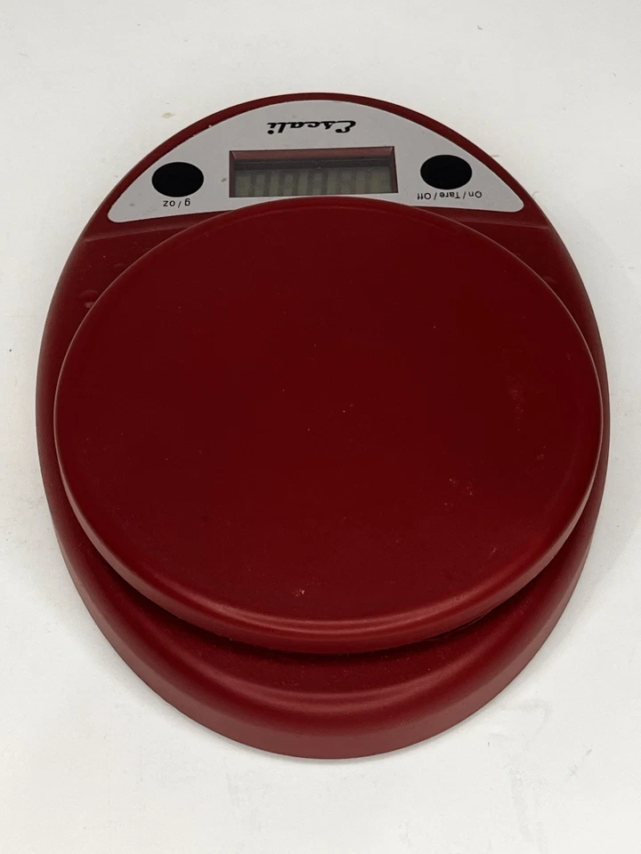 Báscula digital de alimentos Escali Primo - rojo cálido P115WR Foto 3 de 4