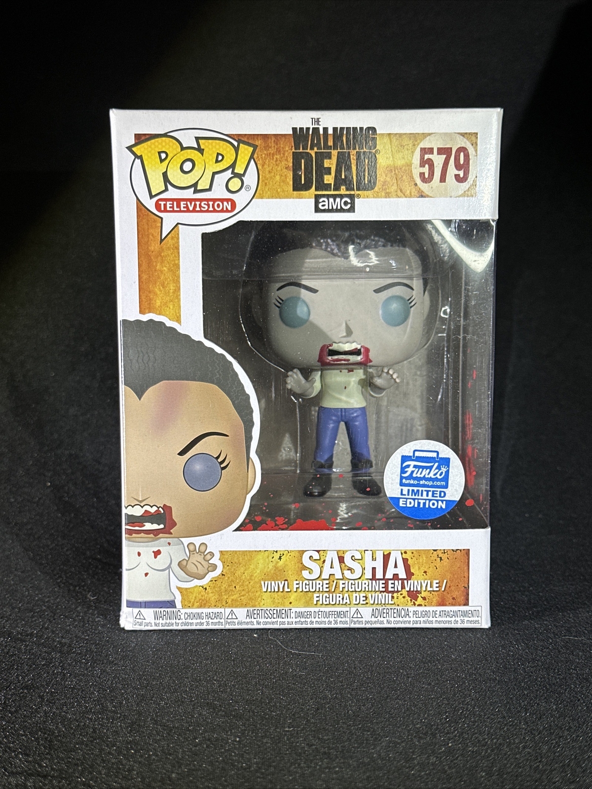 Funko Pop!Television The Walking Dead Sasha Williams 579 Funko Exclusive W/Sp