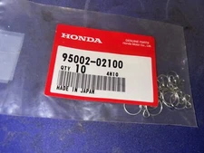 New Genuine Honda Fuel Line Clip (circlip) (B10) Pack of 10 for 5.5mm fuel line