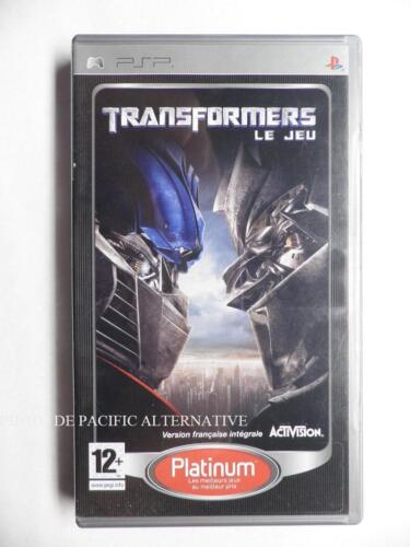 TRANSFORMERS LE JEU sur sony PSP game spiel juego gioco autobots action COMPLET - Picture 1 of 1