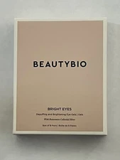 BeautyBio Bright Eyes Depuffing + Brightening Eye Gels - Box of 8 Pairs - Sealed