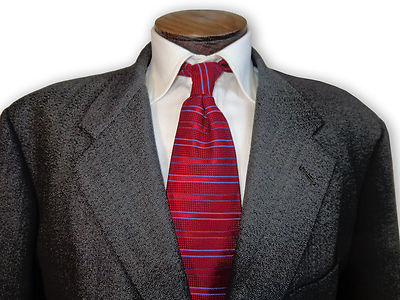 Tom James 3 Button Gray Wool Sport Coat size 44L