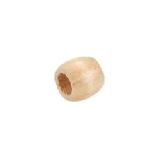 Barrel Wood Beads - Natural - 13mm x 11mm - 18 Pieces/Pkg. (nmpwb131103)