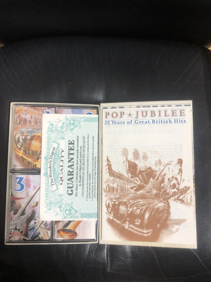 Pop Jubilee 25 Years Of Great British Hits - 4 x Cassette RDC Box Set Foto 4 de 4