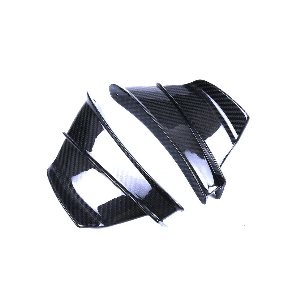 For BMW S1000RR 2015-2018 Real Carbon Fiber Winglets Aerodynamic Air Deflector - Imagem 2 de 4