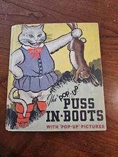 The Pop-Up Puss In-Boots 1934 Blue Ribbon C.Carey Cloud and Harold B. Lentz ill.