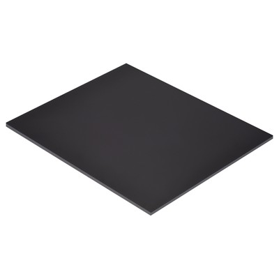 Schwarze ABS Kunststoffplatte 10x8x0,12 Zoll für Modellbau, DIY Handwerk, Panel