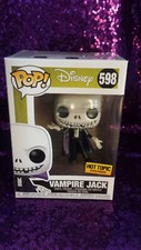 Funko Pop Nightmare Before Christmas Metallic Vampire Jack #598 Hot Topic Exclus