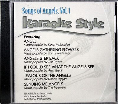 Songs of Angels Volume 1 Christian Karaoke NEW CD+G 6 Songs