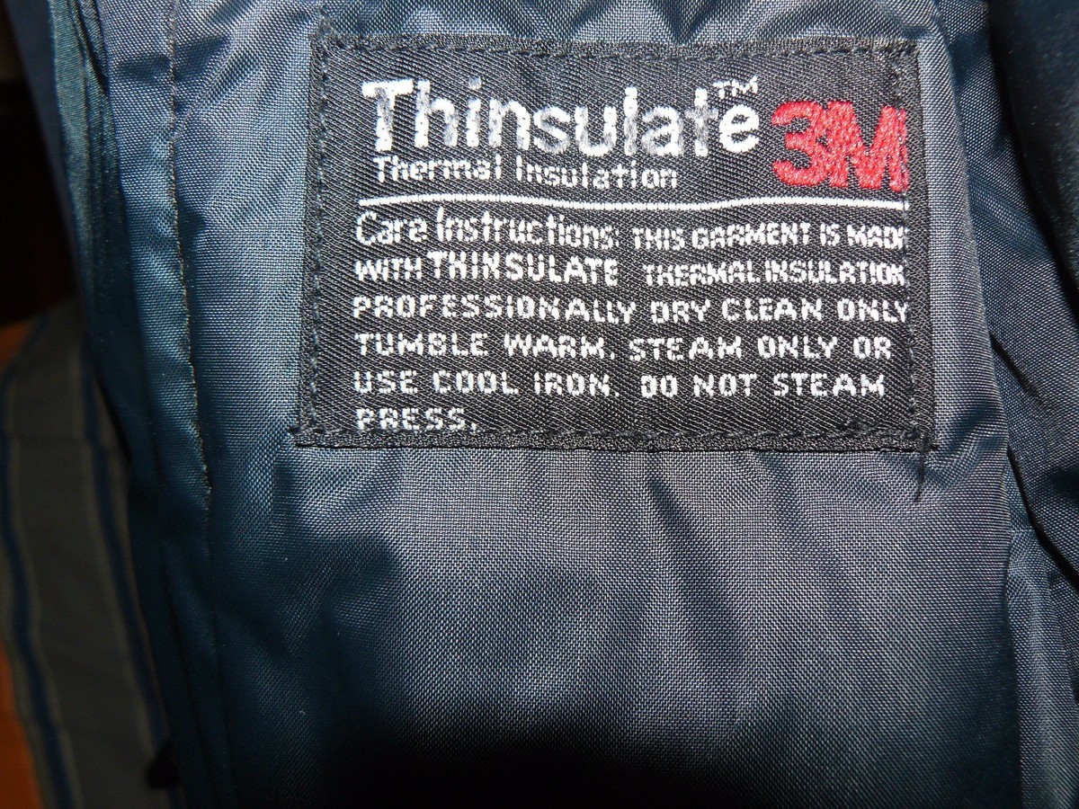Imperméable Homme Newport Harbor Bleu Marine - Matelassé, Doublure Amovible, Longueur 42" - Occasion Très Bon état