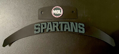 3D Bumpers - Michigan State Speed Set, for a Full Size Football Helmet ...