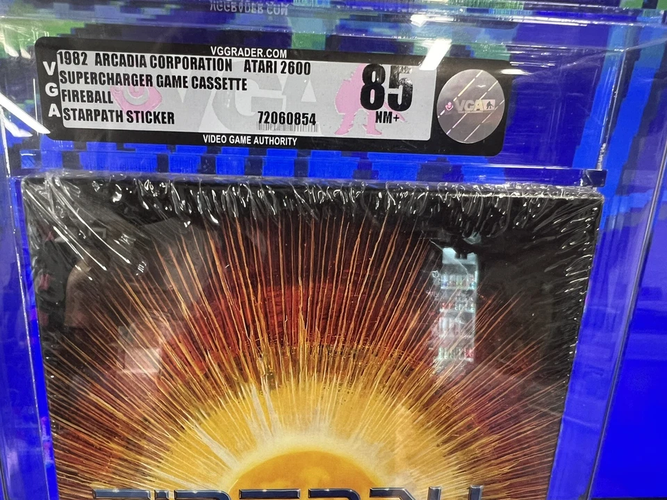 1982 Atari 2600 Fireball Graded VGA 85 NM+ Seal WATA 9.6? BRAND NEW SEALED - Image 3 of 4