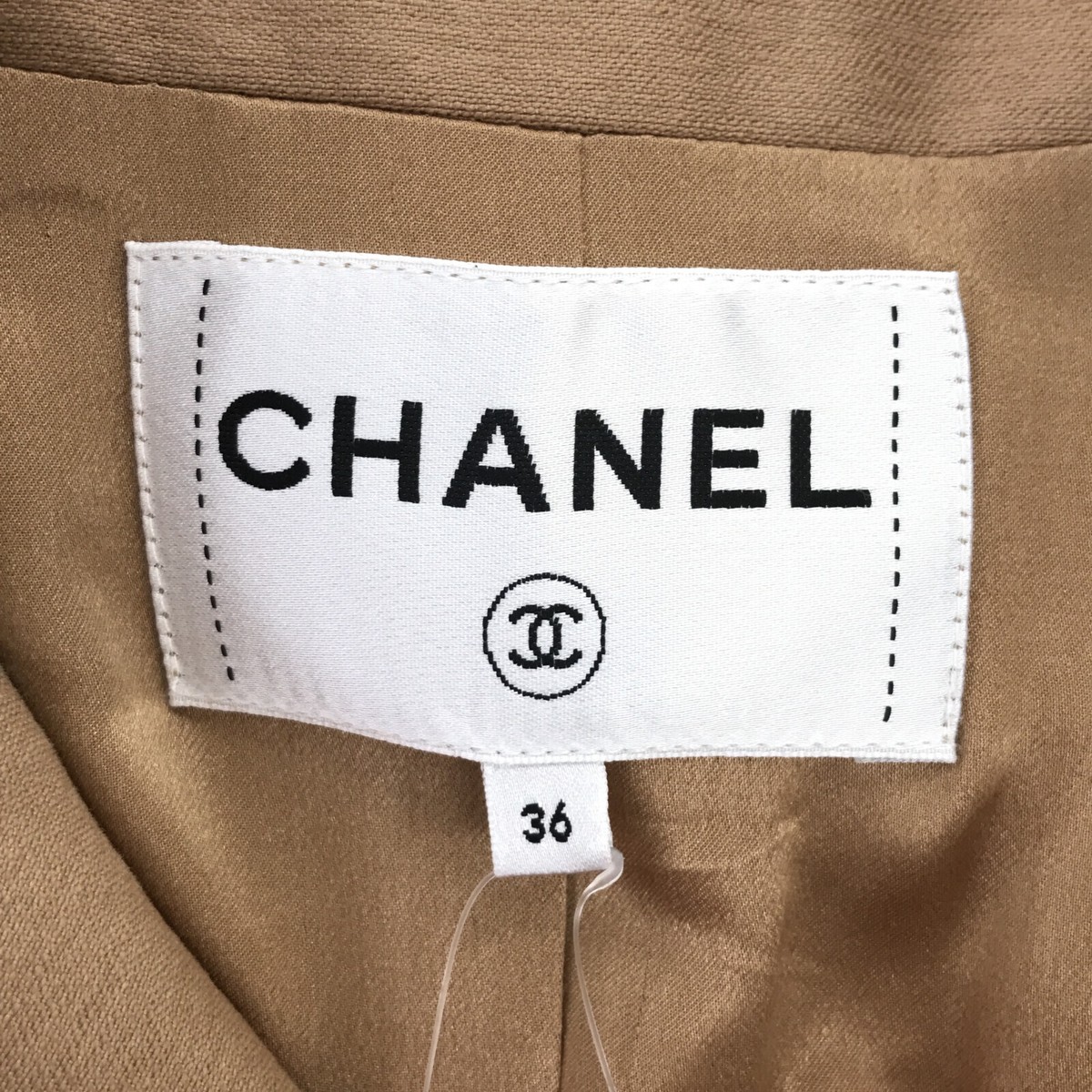 CHANEL Belted Tweed Trench Coat Beige Wool Size 36 | eBay CHANEL Belted Tweed Trench Coat Beige Wool Size 36 | eBay