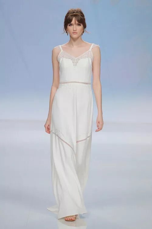 Florentine Wedding Gown by Rembo Styling. Sz 12. Boho Bride