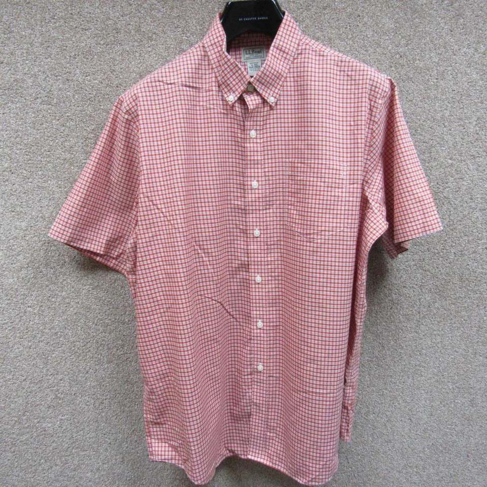 LL BEAN MENS SHORT SLEEVE BUTTONED POLOSHIRT SIZE 46/48 REF (NC02293) - Image 2 of 4