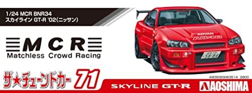 アオシマ 1/24 MCR GTR34 完成品 1/24 MCR BNR34 スカイライン GT-R '02（ニッサン）｜株式会社
