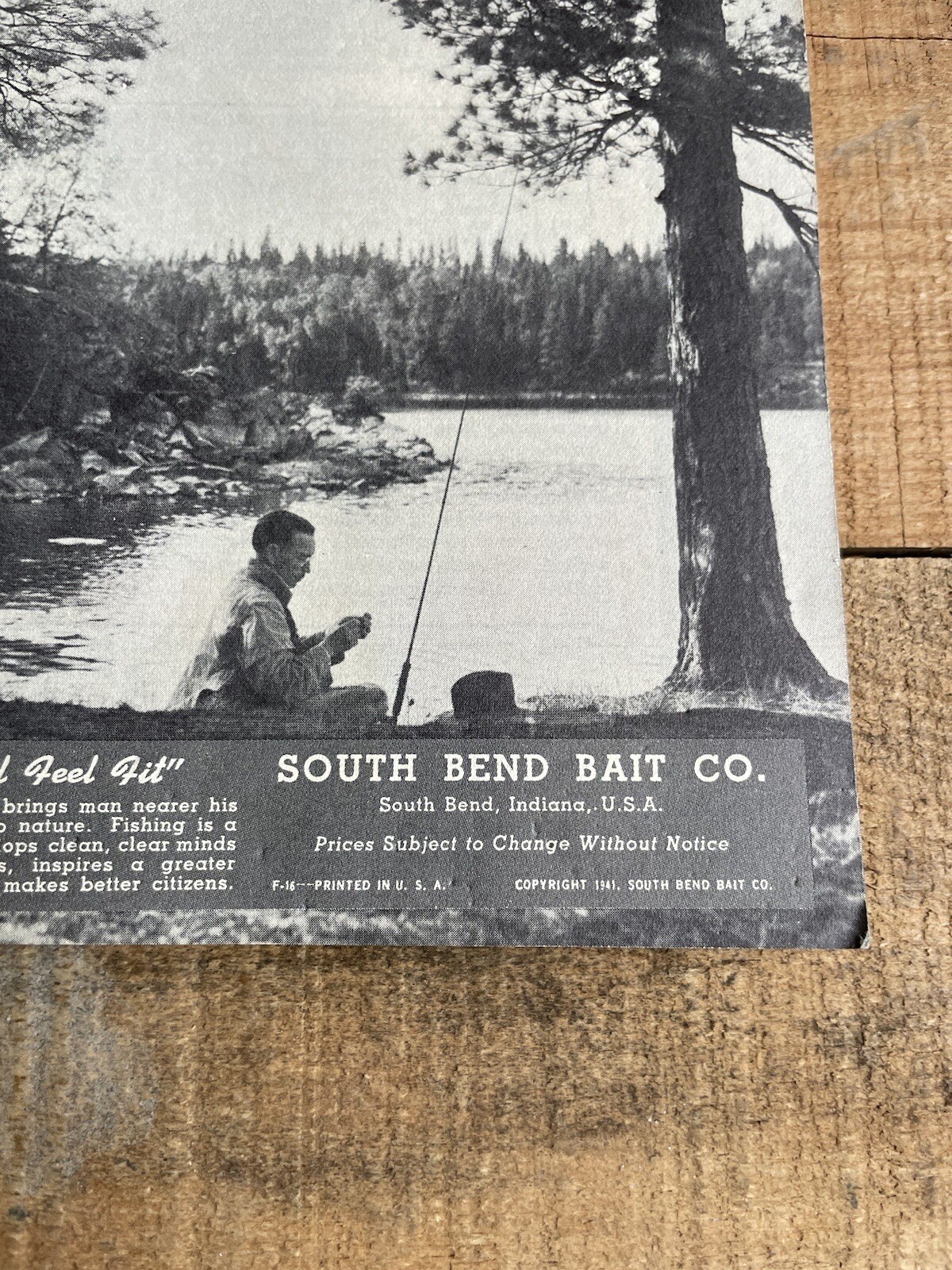 Vintage Early South Bend Bait Co. IND Fishing & Tackle Rods & Reels