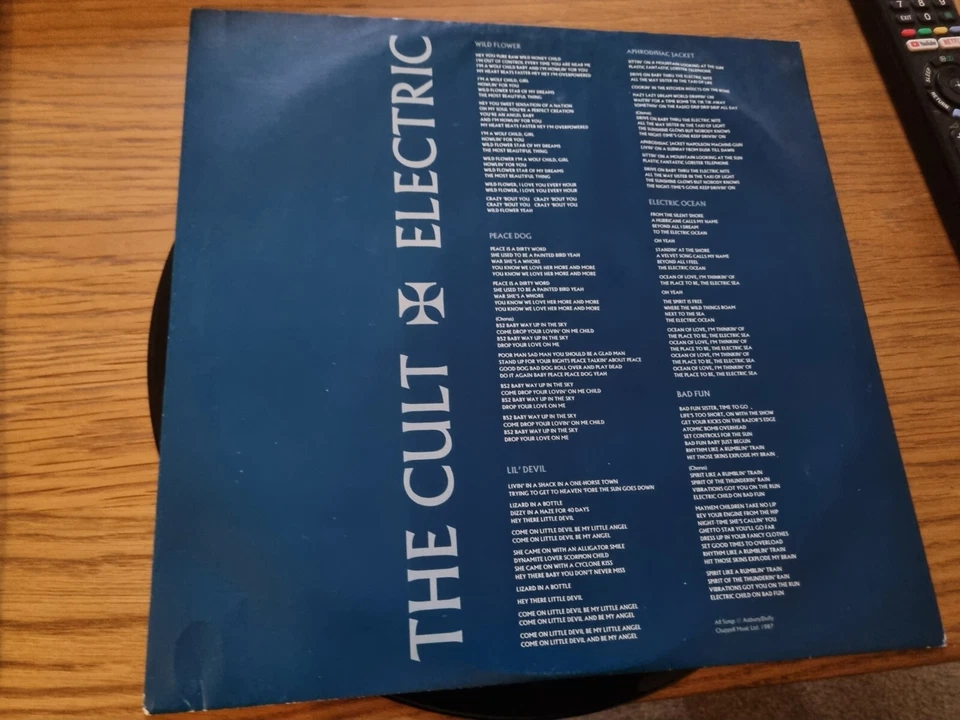 THE CULT – Electric - Beggars Banquet Records First UK Pressing 1987 Foto 4 de 4