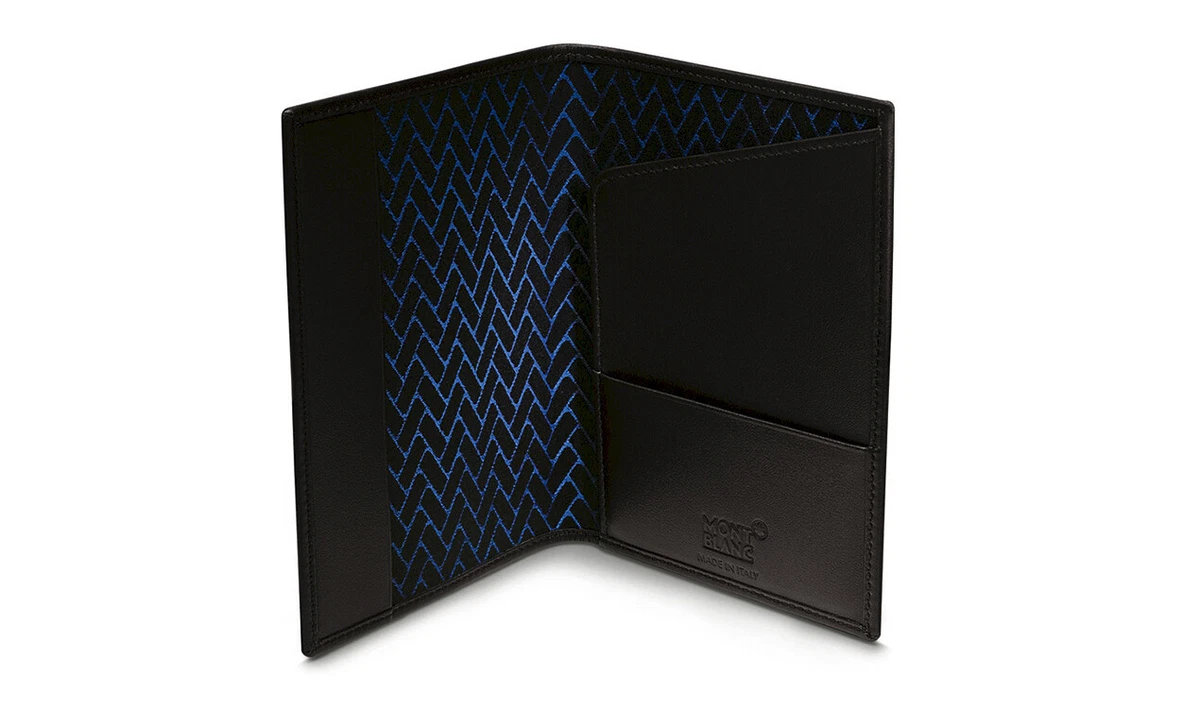 BMW Genuine Montblanc For Passport Cover Matte Effect Black