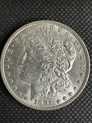 1891 P Morgan Silver Dollar - Nice Coin - Nice Strike- Looks Uncirculated